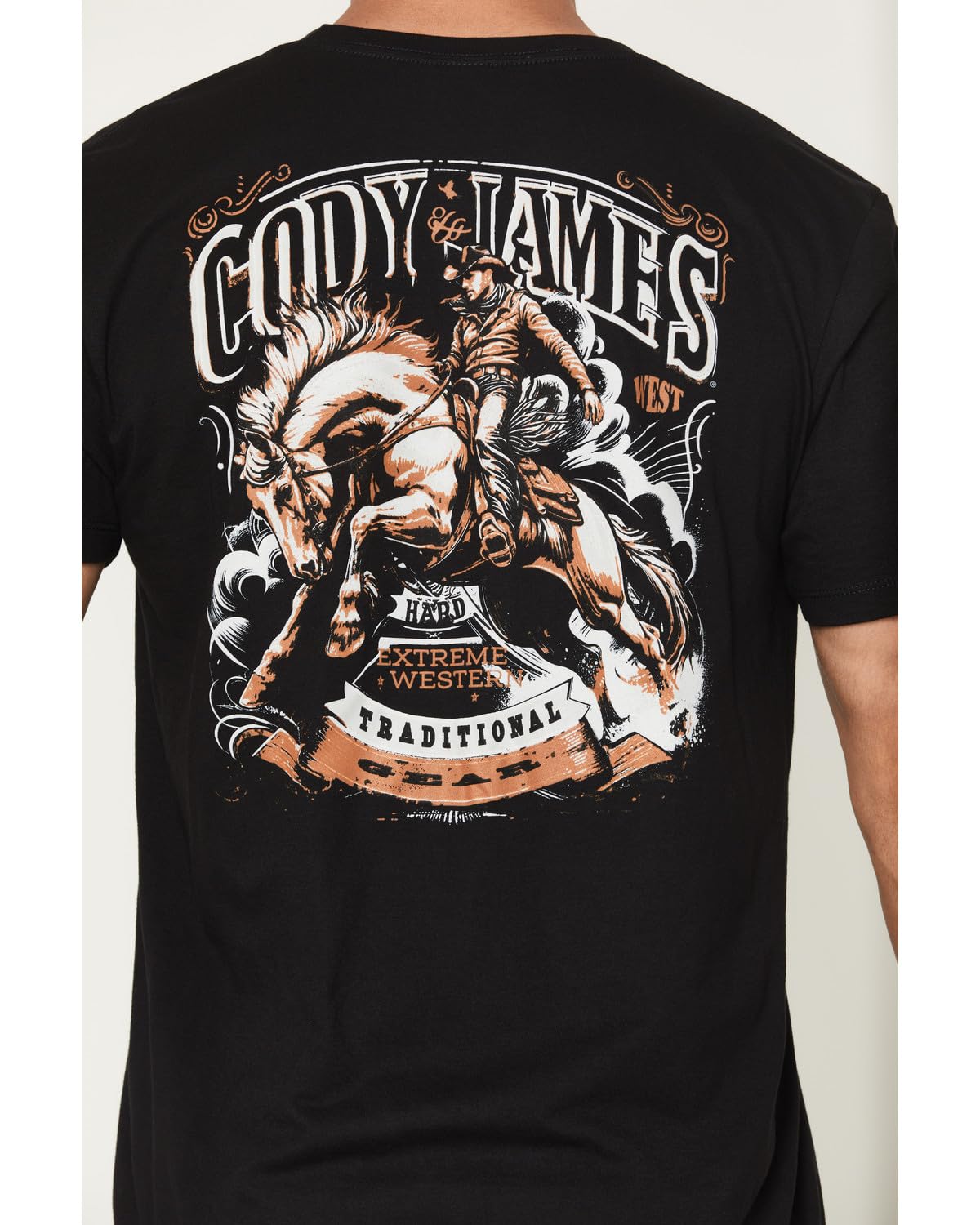 Cody James Men's Extreme Western Short Sleeve Graphic T-Shirt Black XX- US - Image 4