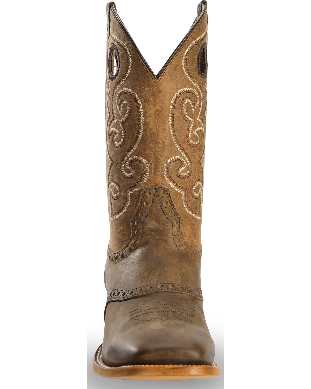 Cody James Men's Saddle Vamp Western Boot Broad Square Toe - Bb02 - Image 4